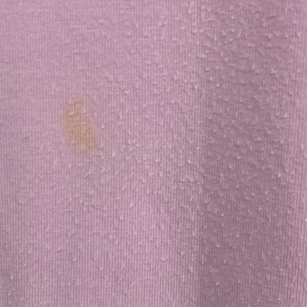 EILEEN FISHER Top L Stretch Organic Cotton Scoop Neck Short Sleeve Pink USA - Picture 7 of 11